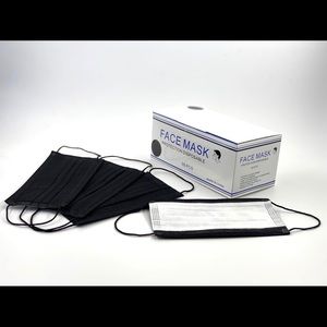 Black Disposable Face Mask